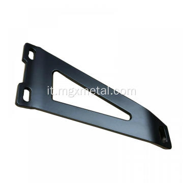 Montaggio del piede motociclistico black metallo rivestito in polvere